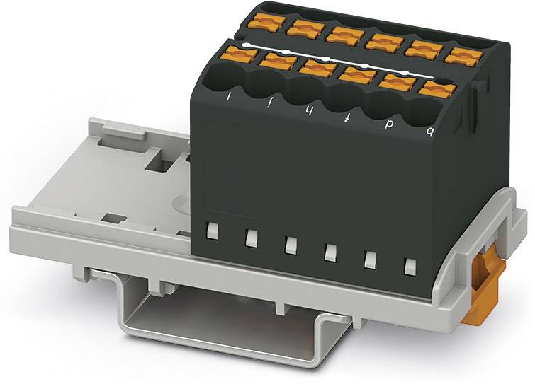 Phoenix Contact 3273036 Verteilerblock 28.6mm Zugfeder Schwarz 8St.