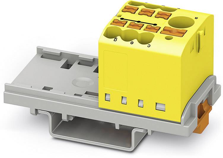 Phoenix Contact 3273072 Verteilerblock 28.6 mm Zugfeder Gelb 10 St.