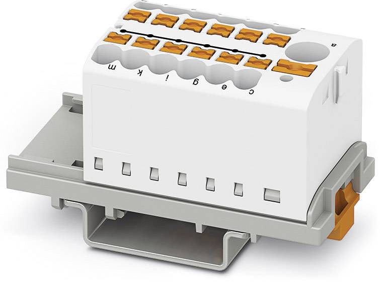 Phoenix Contact 3273100 Verteilerblock 28.6mm Zugfeder Weiß 8St.