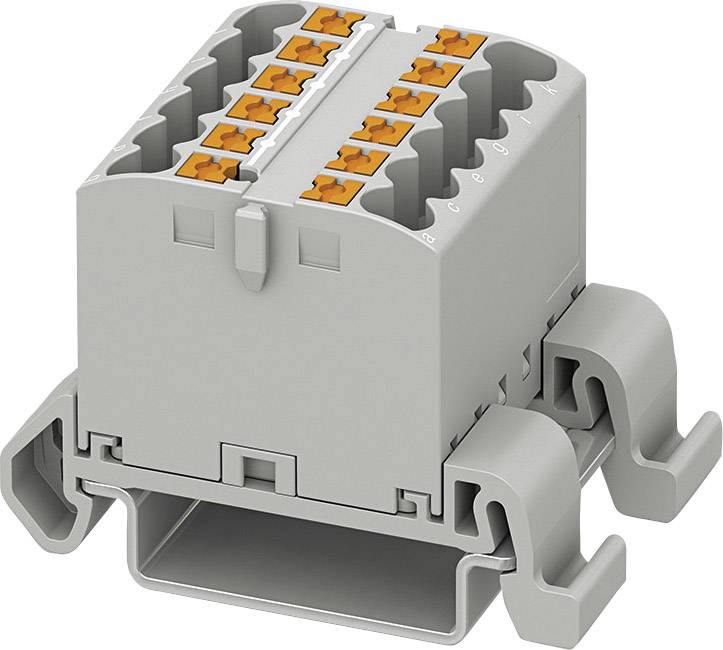 Phoenix Contact 3273154 Verteilerblock 31.2 mm Zugfeder Grau 8 St.