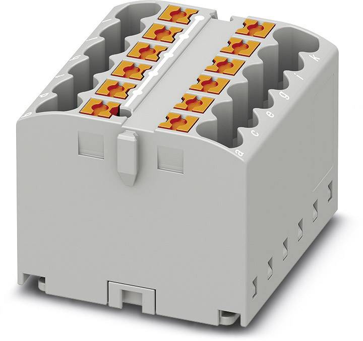 Phoenix Contact 3273286 Verteilerblock 31.2 mm Zugfeder Grau 8 St.