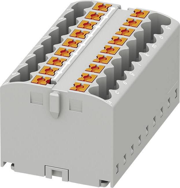 Phoenix Contact 3273308 Verteilerblock 46.5mm Zugfeder Grau 8St.