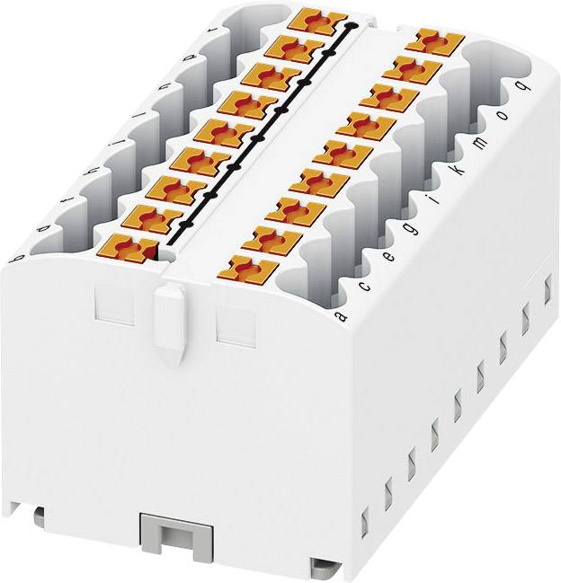 Phoenix Contact 3273320 Verteilerblock 46.5mm Zugfeder Weiß 8St.