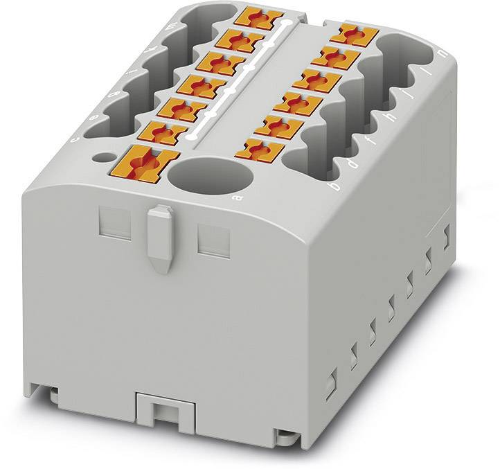 Phoenix Contact 3273352 Verteilerblock 40.6mm Zugfeder Grau 8St.