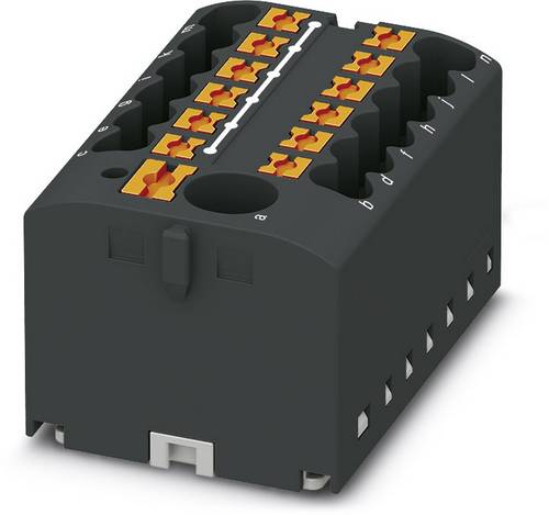 Phoenix Contact 3273366 Verteilerblock 40.6mm Zugfeder black 8St.