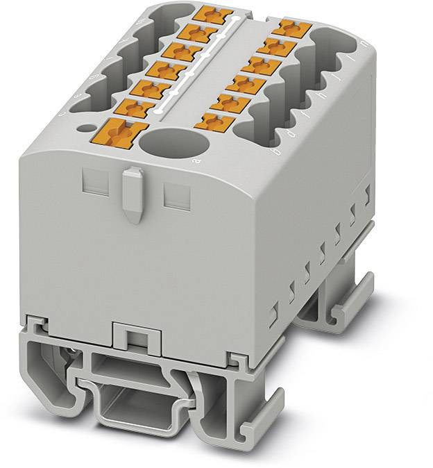 Phoenix Contact 3274188 Verteilerblock 40.6mm Zugfeder Grau 8St.