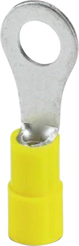 Phoenix Contact 3240029 Ringkabelschuh Querschnitt (max.)=6 mm² Loch-Ø=6.50 mm Teilisoliert Gelb 25 St.