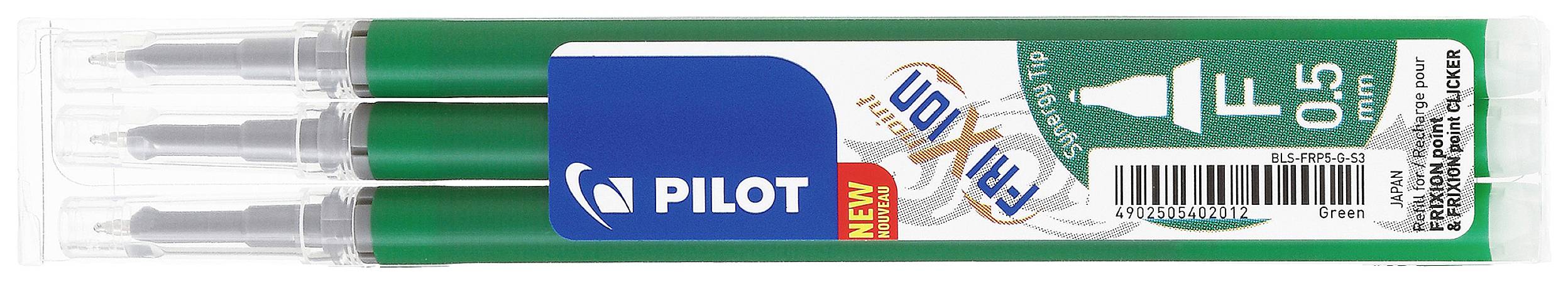 Pilot Tintenrollermine FriXion Point BLS-FRP5-S3 2265004F Grün 0.3 mm dokumentenecht: Nein