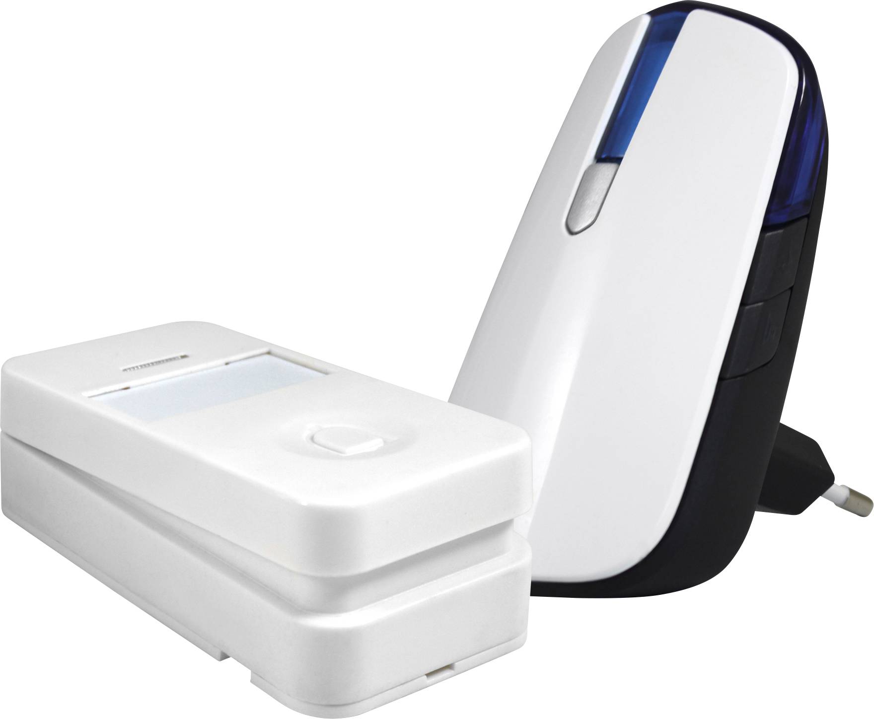 Thomson 513125 Funkklingel Komplett-Set batterielos, mit Namensschild, mit Blitzlicht