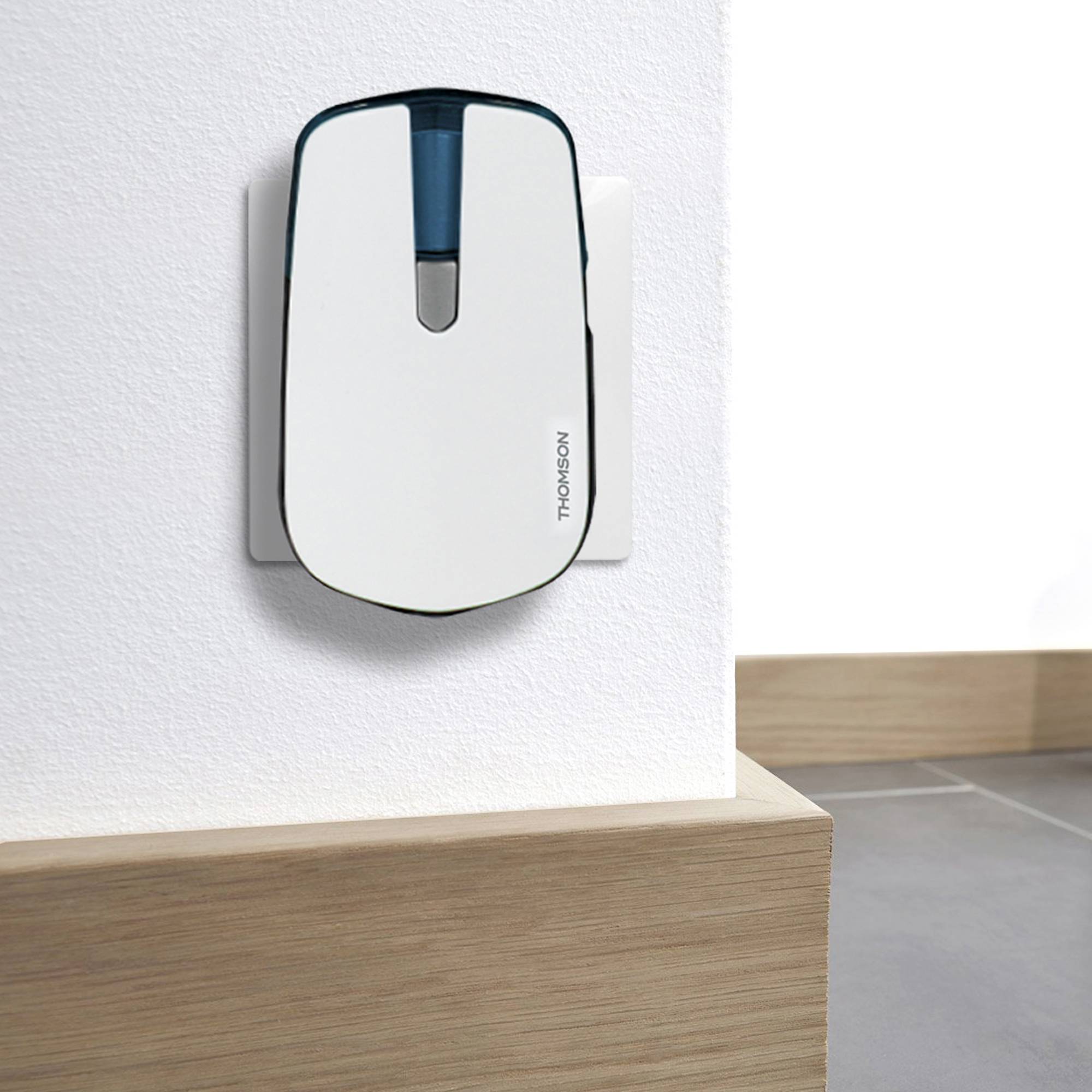 Thomson 513125 Funkklingel Komplett-Set batterielos, mit Namensschild, mit Blitzlicht