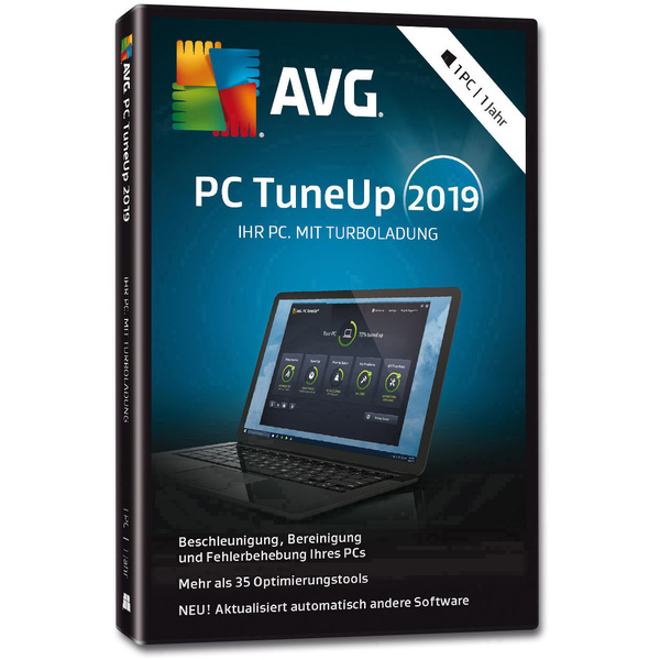 AVG PC TuneUp 2019 Vollversion, 1 Lizenz Windows Systemtuning-Software