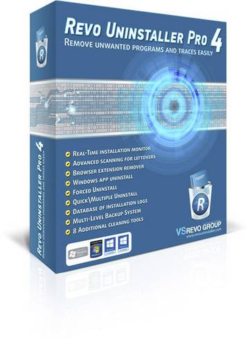 Revo Uninstaller Pro 4 - 1 PC Vollversion, 1 Lizenz Windows Systemtuning-Software