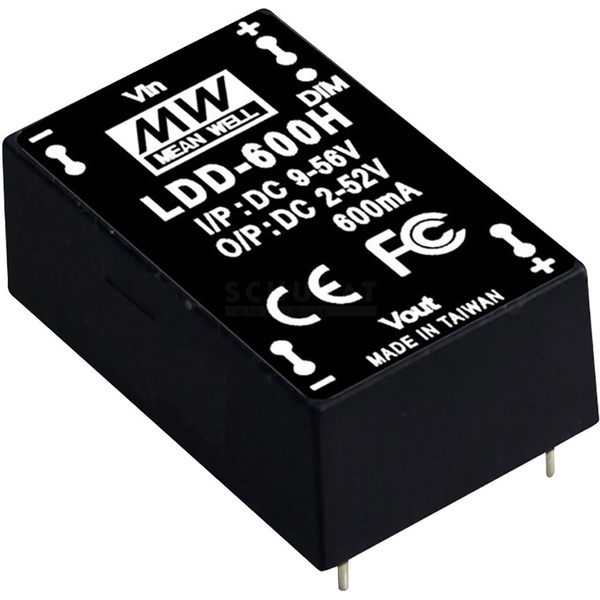 Mean Well LDD-1200H LED-Treiber Konstantstrom 1200 mA 2 - 46 V/DC nicht dimmbar, Überlastschutz, Üb
