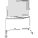 Dahle Mobiles Whiteboard (B x H) 100cm x 150cm Weiß lackiert Drehbar, Beide Seiten nutzbar, Inkl. Ablageschale, Inkl. Rollensatz