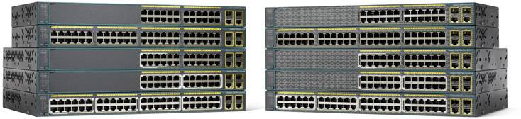 Cisco WS-C2960+48TC-S Catalyst 2960 Plus 48 10/100 + 2 T/SFP Netzwerk Switch