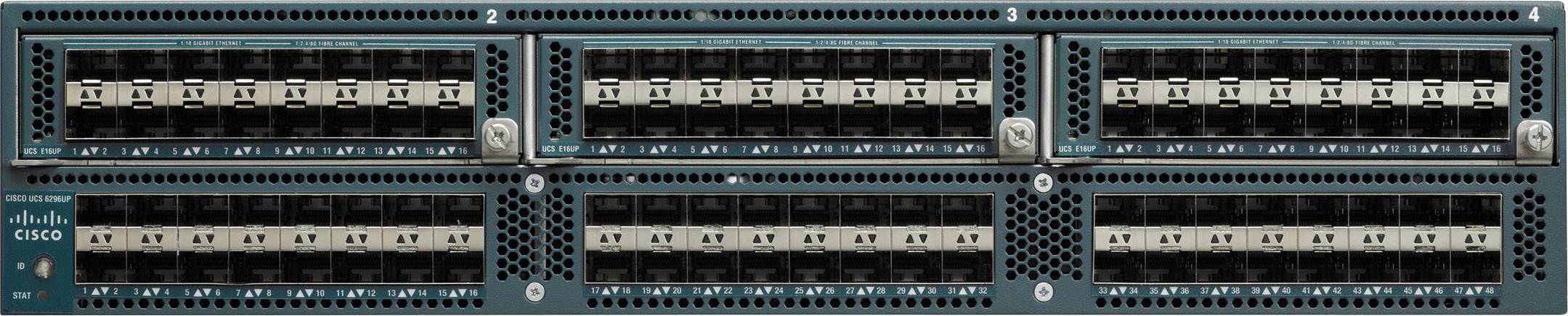 Cisco UCS-FI-6296UP-CH2 UCS 6296UP 2RU Fabric Int/No PSU/48 UP Netzwerk Switch