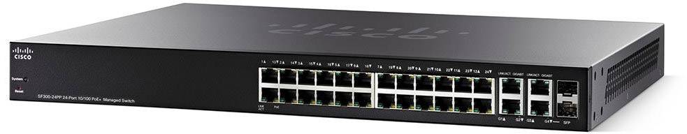 Cisco SF350-24P-K9-EU Managed Netzwerk Switch