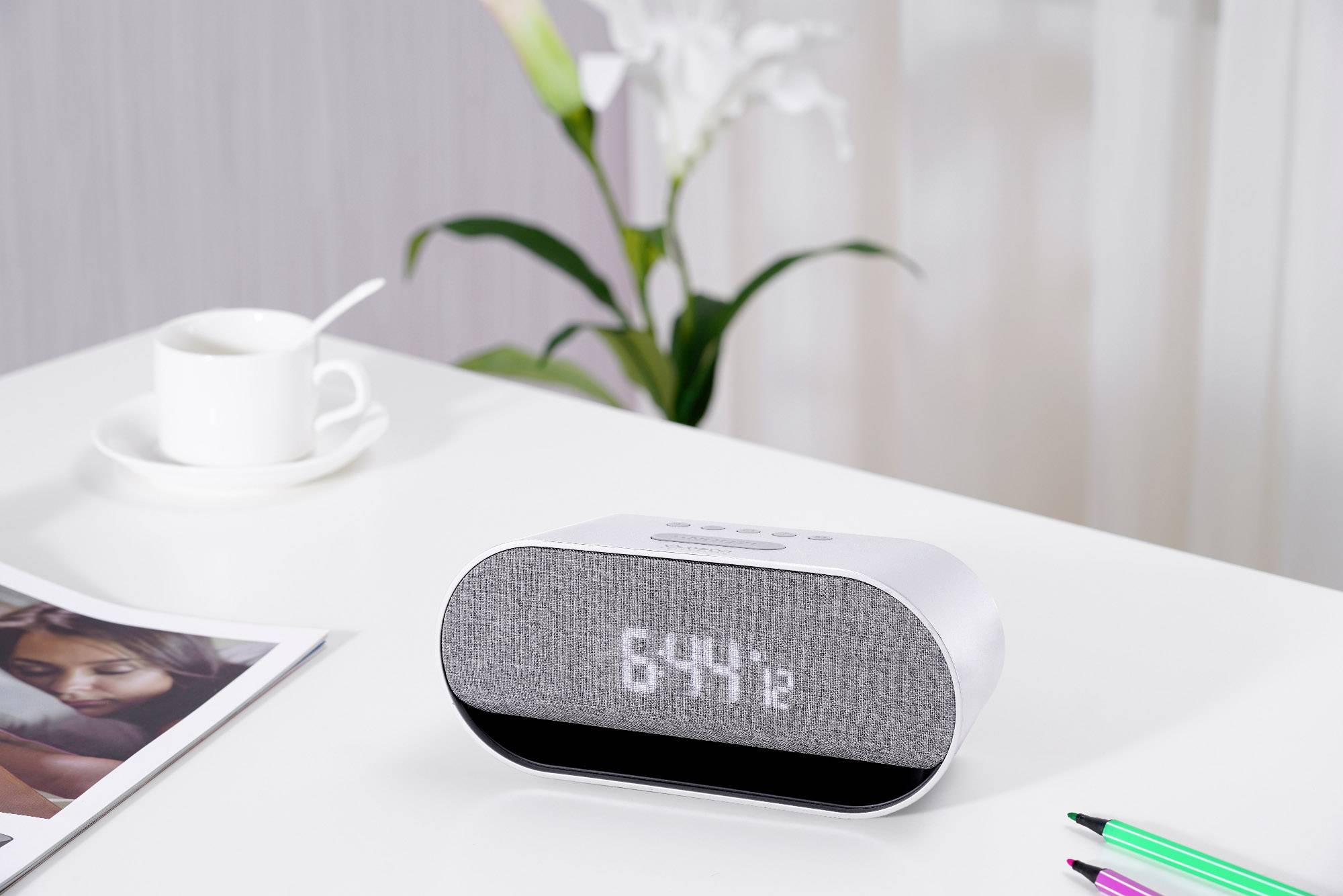 Oregon Scientific CIR600 Elektronische Wecker Grau Alarmzeiten 2