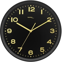 Techno Line WT 8500-1 gold Funk Wanduhr 30cm x 4.1cm Schwarz Techno Line WT 8500-1 gold Funk Wanduhr 30cm x 4.1cm Schwarz