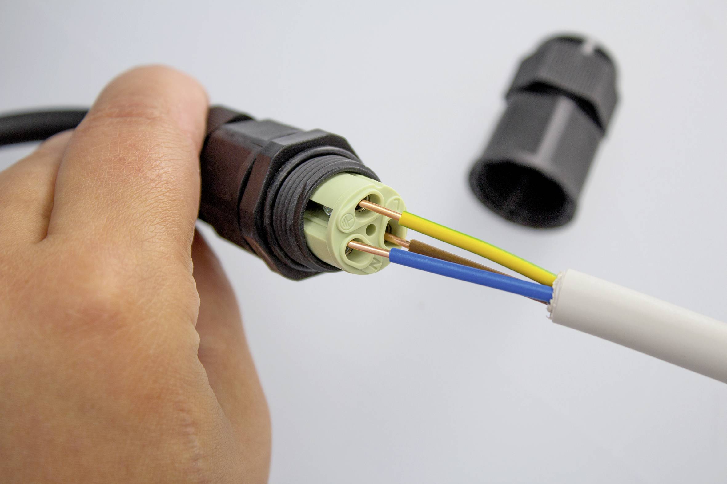 AS Schwabe Slimline 46408 LED-Außenstrahler mit Bewegungsmelder EEK: F (A - G) 50 W Leuchtfarben: Neutralweiß