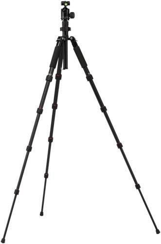 Rollei Rollei Compact Traveler No. 1 schwarz Dreibeinstativ 1/4 Zoll Arbeitshöhe=32 - 134 cm Schwarz