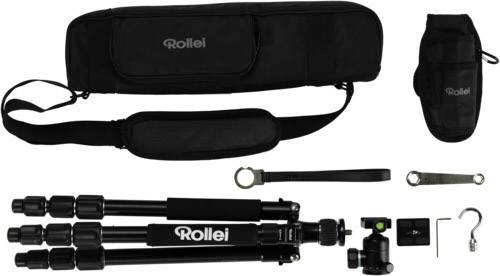 Rollei Rollei Stativ C5i schwarz Dreibeinstativ Arbeitshöhe=21.5 - 159 cm Schwarz