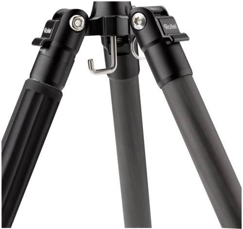 Rollei Rollei Compact Traveler No. 1 Carbon sch Dreibeinstativ Arbeitshöhe=34 - 142 cm Schwarz