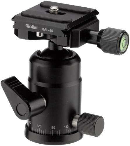 Rollei Rollei Compact Traveler No. 1 Carbon sch Dreibeinstativ Arbeitshöhe=34 - 142 cm Schwarz