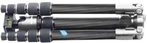 Cullmann Cullmann Mundo 522TC silber Dreibeinstativ 1/4 Zoll Arbeitshöhe=17 - 135.5 cm Schwarz, Silber