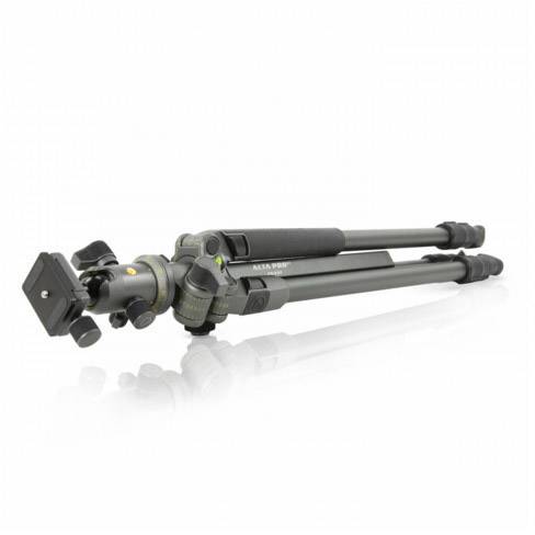 Vanguard Alta Pro2+ 263AB100 Dreibeinstativ 3/8 Zoll, 1/4 Zoll Arbeitshöhe=173cm (max) Schwarz