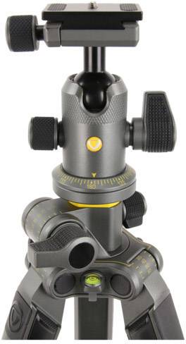 Vanguard Alta Pro2+ 263AB100 Dreibeinstativ 3/8 Zoll, 1/4 Zoll Arbeitshöhe=173cm (max) Schwarz