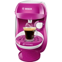 Bosch Haushalt Happy TAS1001 Kapselmaschine Pink Bosch Haushalt Happy TAS1001 Kapselmaschine Pink