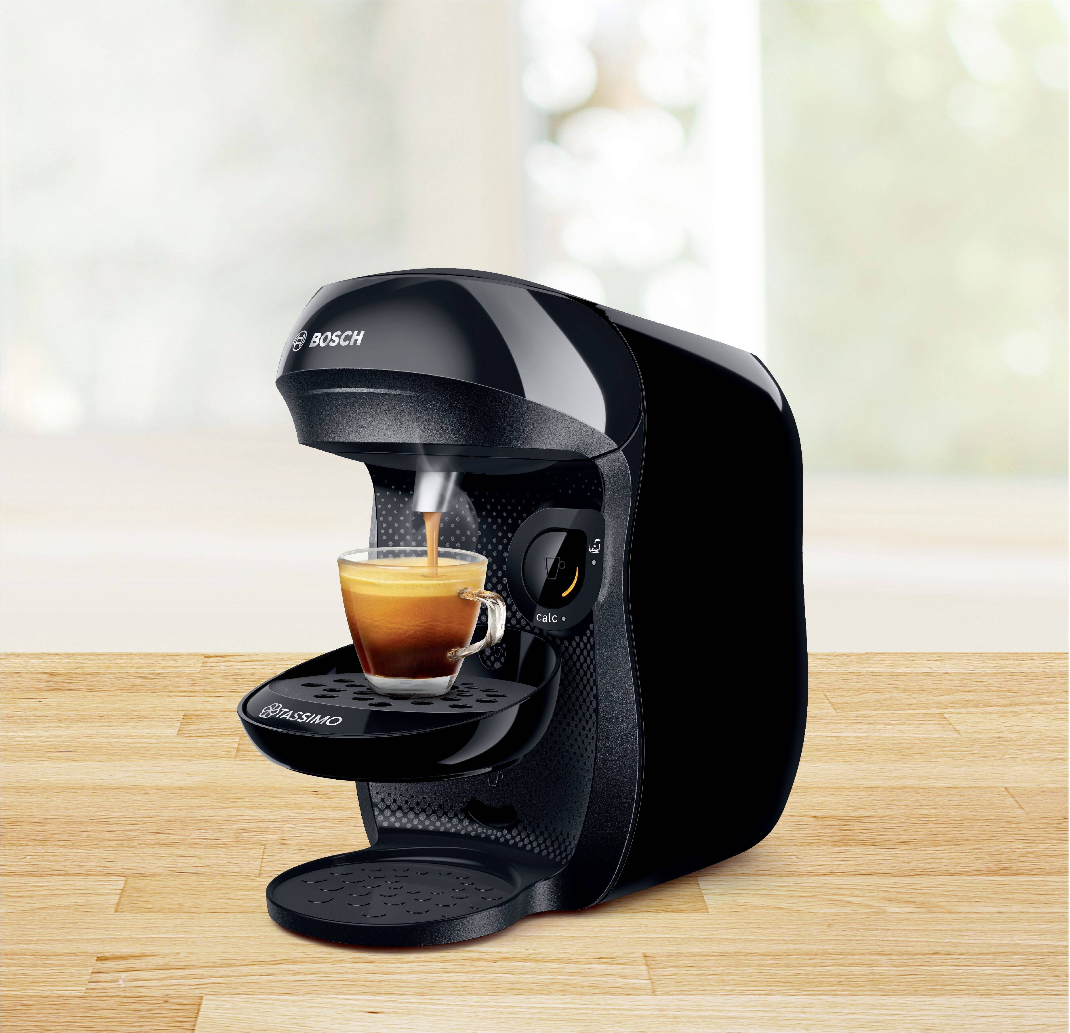 Bosch Haushalt Happy TAS1002 Kapselmaschine Schwarz