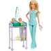 Barbie Kinderärztin Puppe und Spielset DVG10