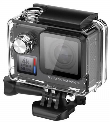 Easypix GoXtreme Black Hawk+ Action Cam Webcam, 4K, Wasserfest