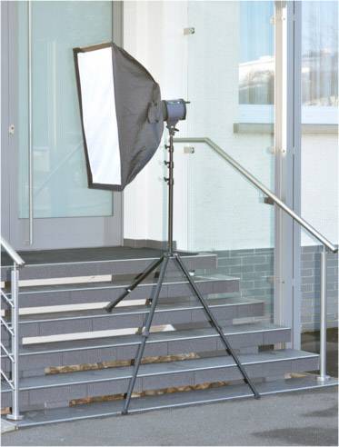 Kaiser Fototechnik 3190 Lampenstativ Arbeitshöhe 63 - 298cm