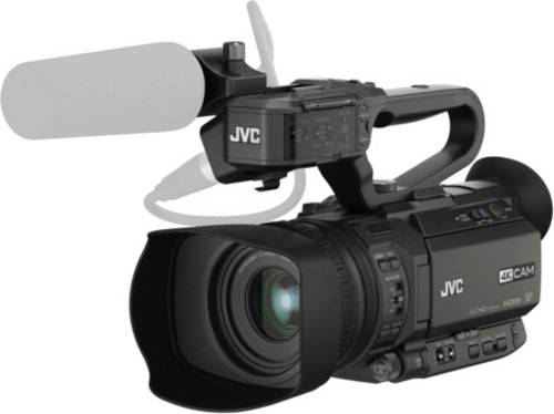 JVC GY HM180E Camcorder 8.9cm 3.5 Zoll 12.4 Megapixel Opt. Zoom 12 x Schwarz  - Onlineshop Voelkner