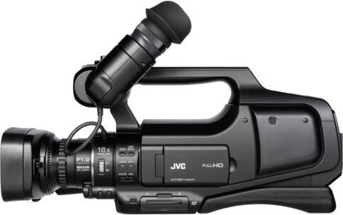 JVC GYHM70E Profi Camcorder 7.6cm 3 Zoll 12 Megapixel Opt. Zoom 10 x