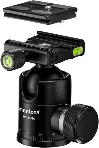 Mantona Onyx 12 Stativ-Kugelkopf