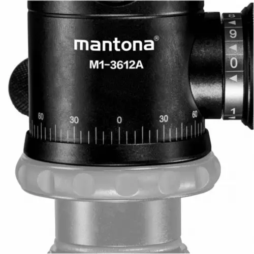 Mantona Onyx 12 Stativ-Kugelkopf Mantona Onyx 12 Stativ-Kugelkopf