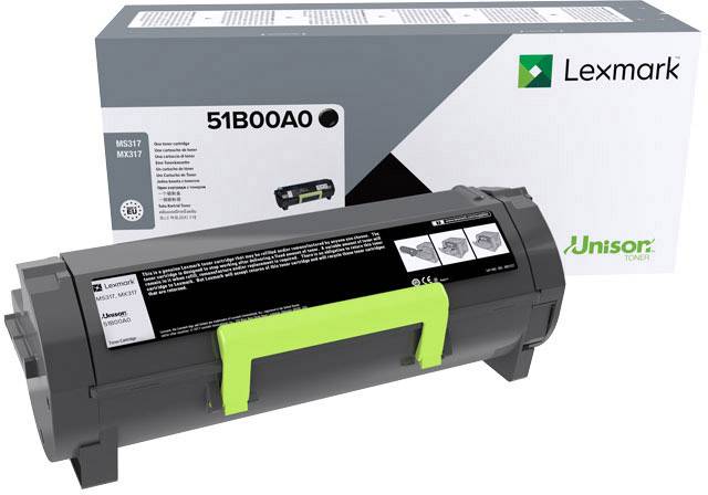 Lexmark Toner MS317 MX317 Original Schwarz 2500 Seiten 51B00A0