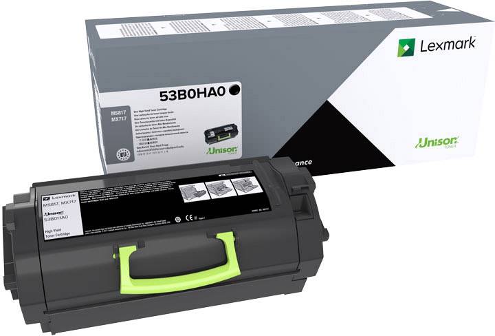 Lexmark Tonerkassette MS817 MX717 Original Schwarz 25000 Seiten 53B0HA0