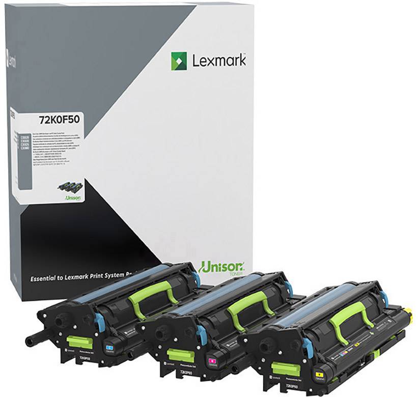 Lexmark Entwicklereinheit + Fotoleitereinheit CS820 CS827 CX820 CX825 CX827 CX860 72K0F50 Original Cyan, Magenta, Gelb 300000 Seiten