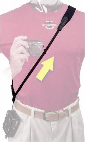 OP Tech Compact Sling Black Kamera Tragegurt längenverstellbar