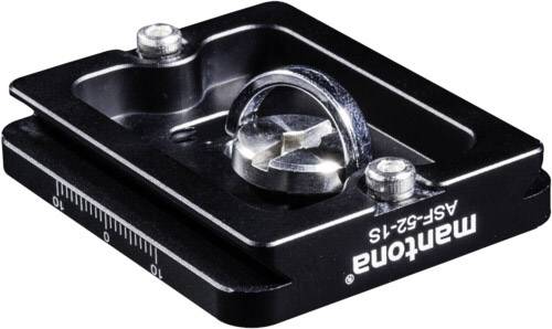 Mantona Fortress ASF-52-1S Schnellwechse Schnellwechselplatte Außengewinde=1/4"