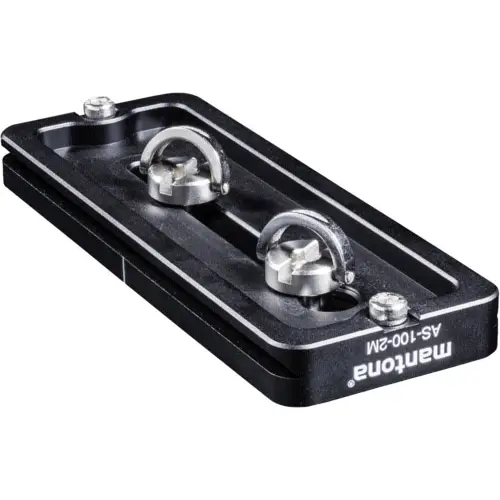 Mantona AS-100-2M Schnellwechselplatte Außengewinde=1/4", 3/8" Mantona AS-100-2M Schnellwechselplatte Außengewinde=1/4", 3/8"