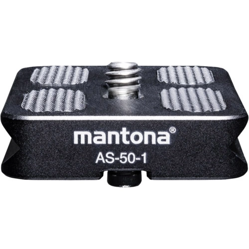 Mantona AS-50-1 Schnellwechselplatte Außengewinde=1/4" Mantona AS-50-1 Schnellwechselplatte Außengewinde=1/4"