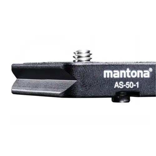 Mantona AS-50-1 Schnellwechselplatte Außengewinde=1/4" Mantona AS-50-1 Schnellwechselplatte Außengewinde=1/4"
