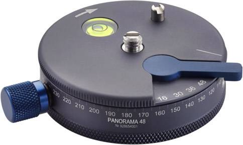 Novoflex Panoramaplatte mit Rasterung Panoramaplatte Außengewinde=3/8", 1/4"