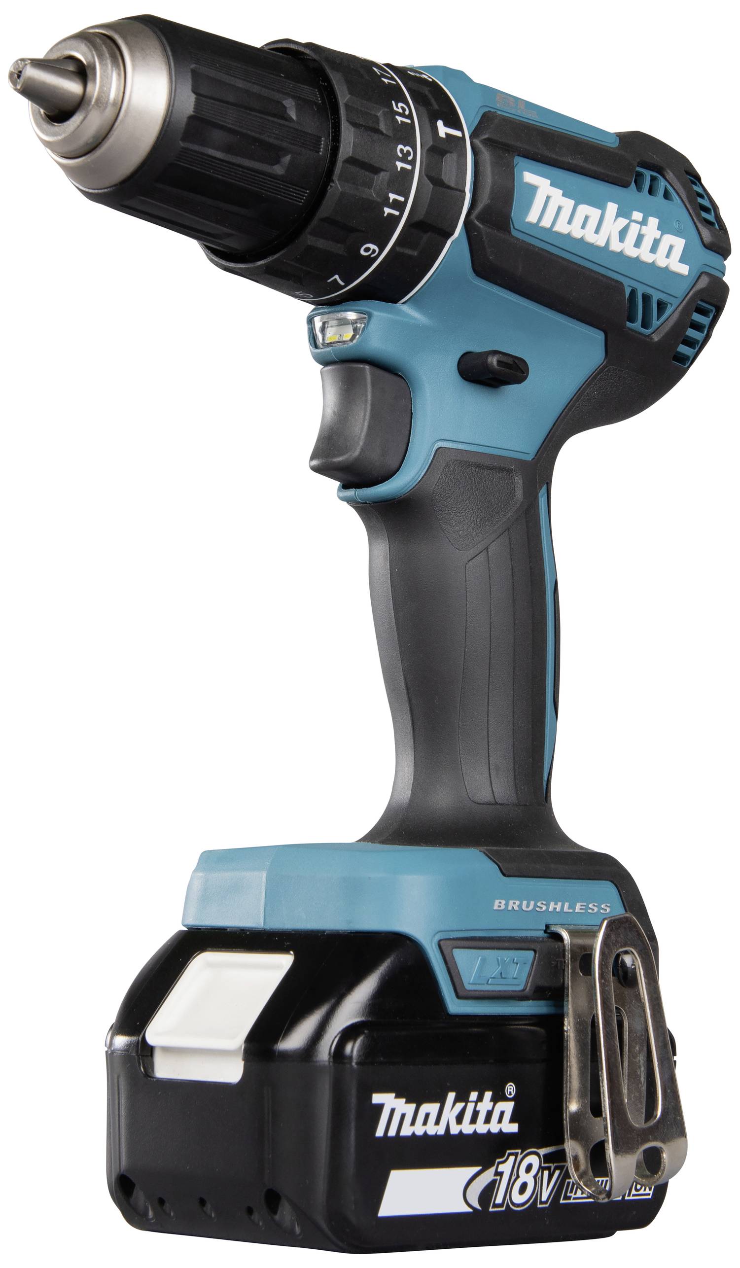 Makita 2-Gang-Akku-Schlagbohrschrauber inkl. 2. Akku, inkl. Ladegerät, inkl. Koffer